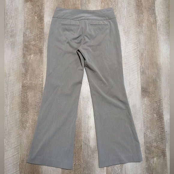 Express Greige Flared Trouser Pants Editor - Picture 5 of 9